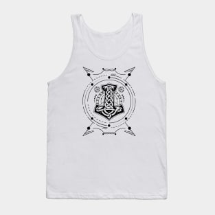 Mjolnir - The Hammer of Thor | Norse Pagan Symbol Tank Top